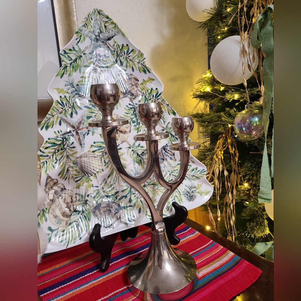 Silver Candle Holder